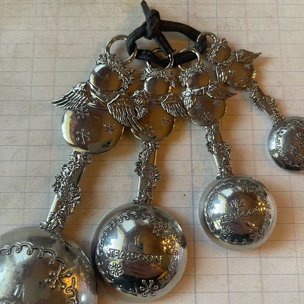 Ganz Silver Snowman Measuring Spoons